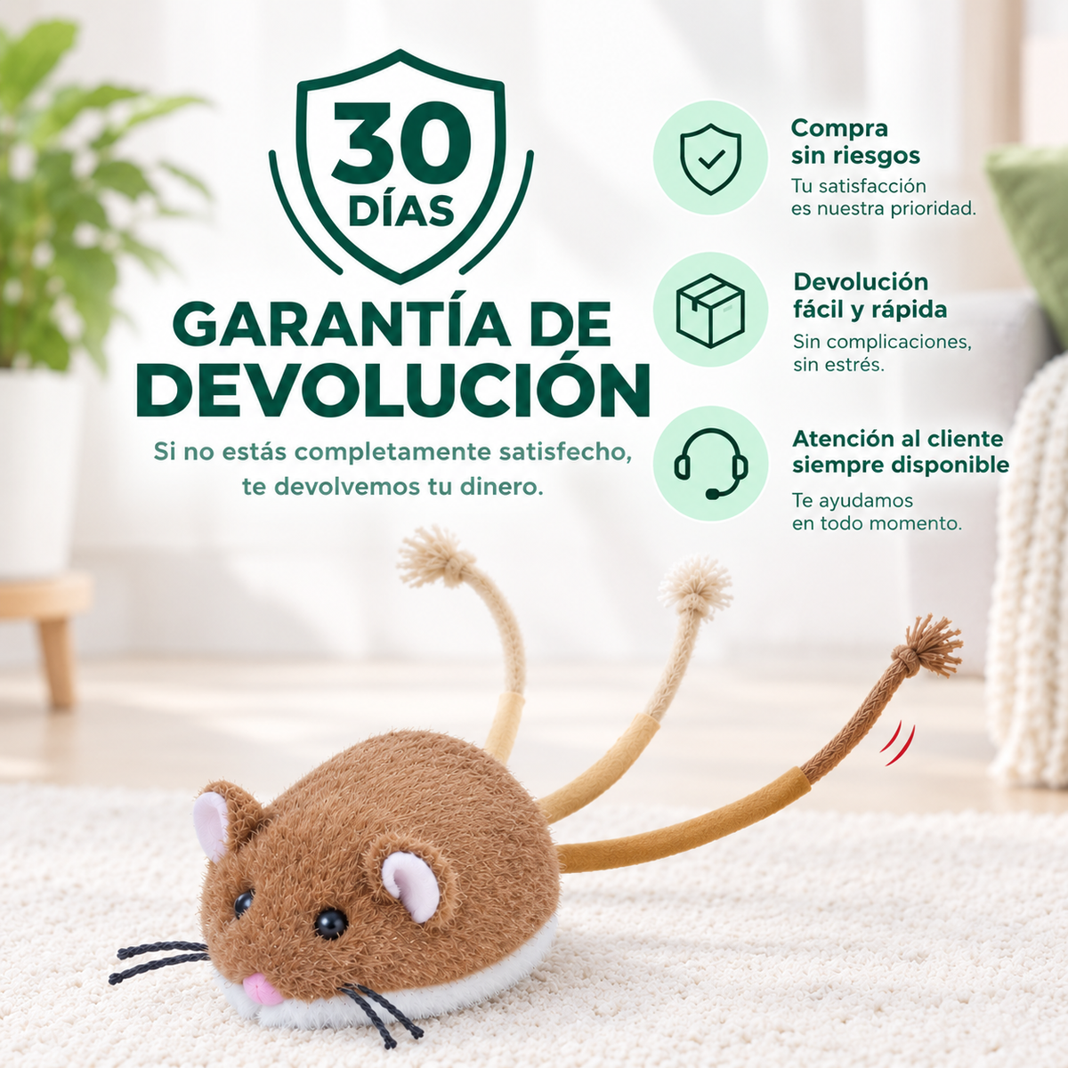 HuntMouse™ Juguete Interactivo para Gatos