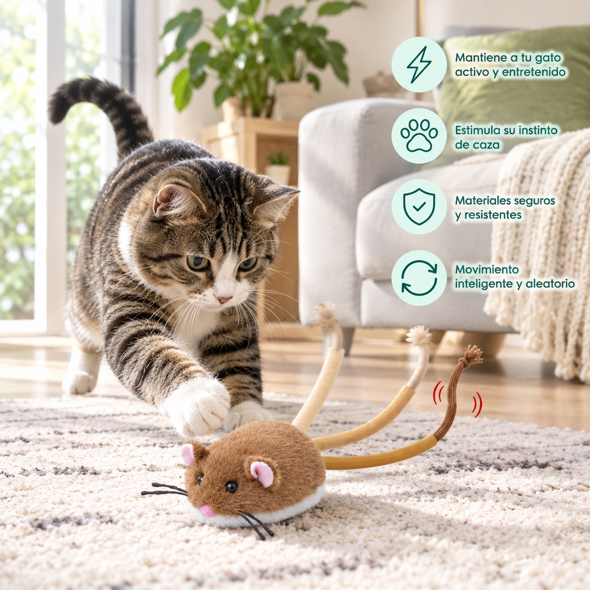 HuntMouse™ Juguete Interactivo para Gatos